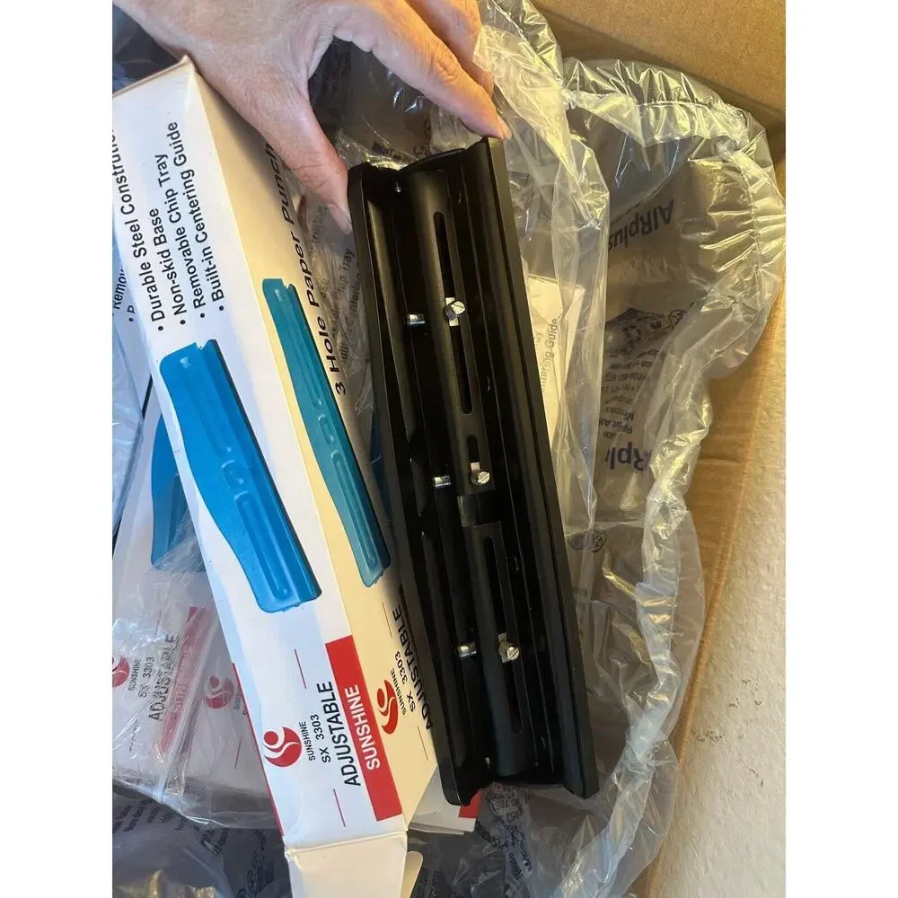 adjustable sunshine 3 hole punch